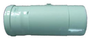 Immergas 60/100 mm-es egyenes ellenőrző  idom, alu/pps 3.024599