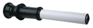 BAXI 60/100 mm-es külső végelem függőleges kivez. L=1155mm, alu/pps KUG714135811