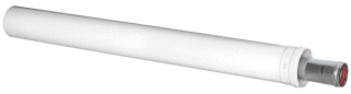Baxi 60/100 mm-es toldócső L=1000 mm, alu/alu KHG714101710